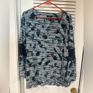 Women’s Alfani long sleeve tunic top size 3x Al